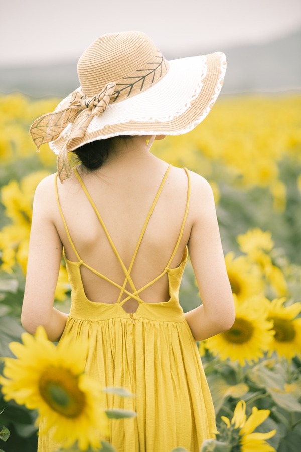 robe pastelle jaune l araignee de l atelier