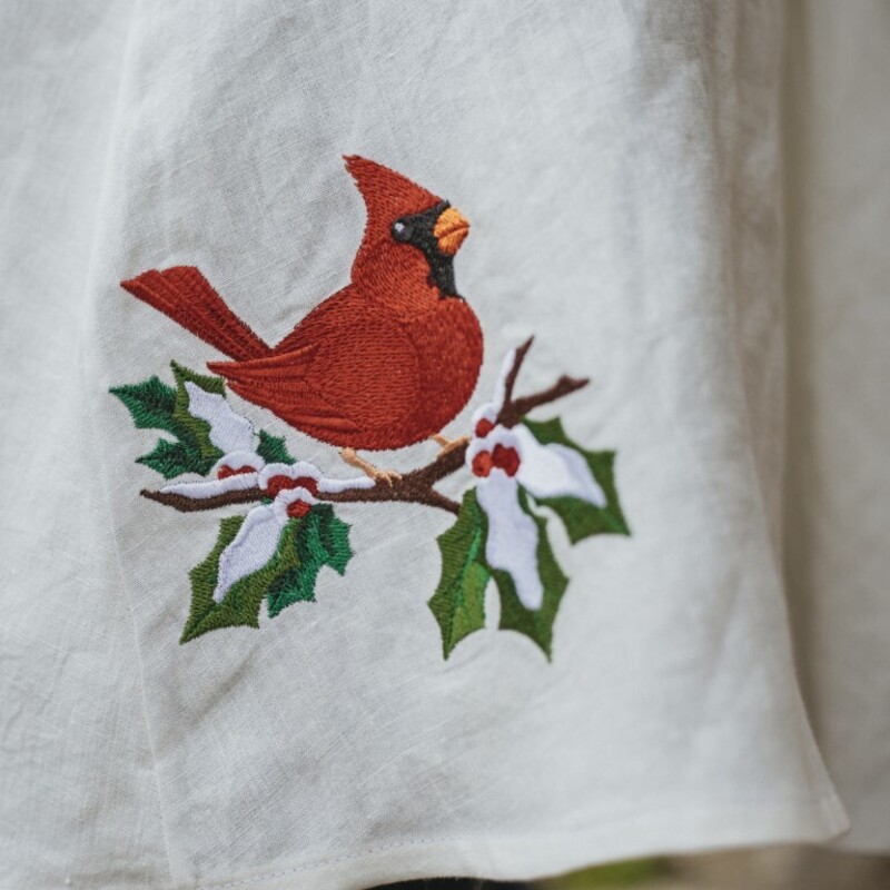 broderie cardinal noel