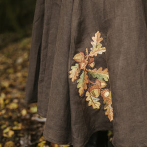 broderie feuilles de chene