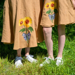 broederies tournesols mere fille