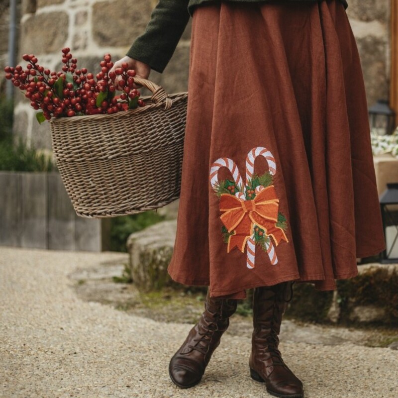 candy canes jupe lin