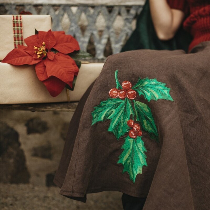 detail broderie houx