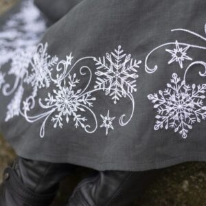 flocons broderie