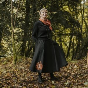 jupe citrouille noire