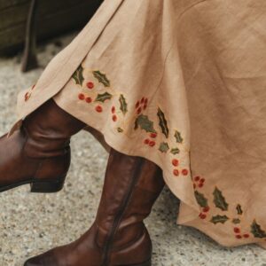 jupe lin hiver holly