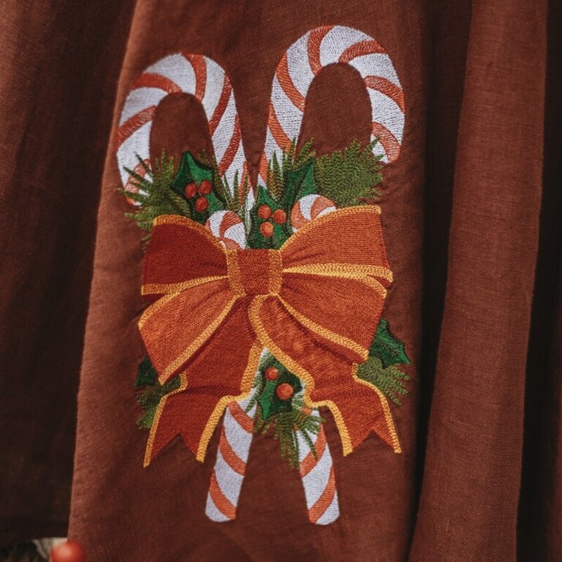 jupe terracotta candy canes