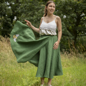 jupe verte abeille