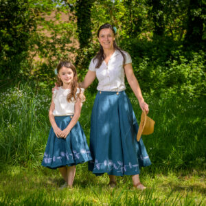 Pack Maman et Moi bleu pétrole pissenlits