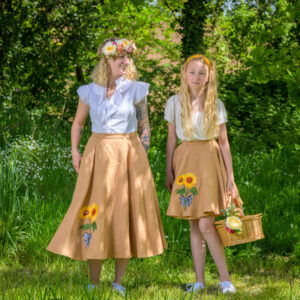 jupes tournesols mere fille