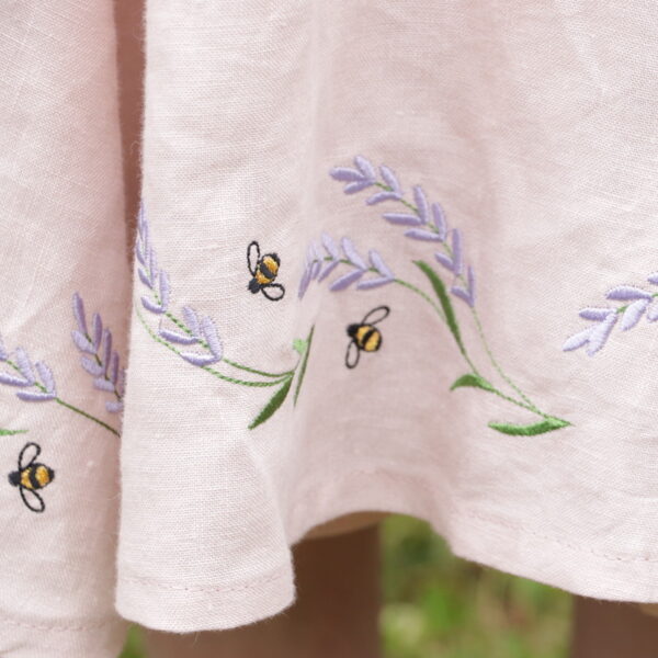 broderie lavande et abeilles broderie lavande et abeilles
