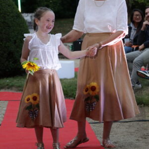 look mère fille tournesols
