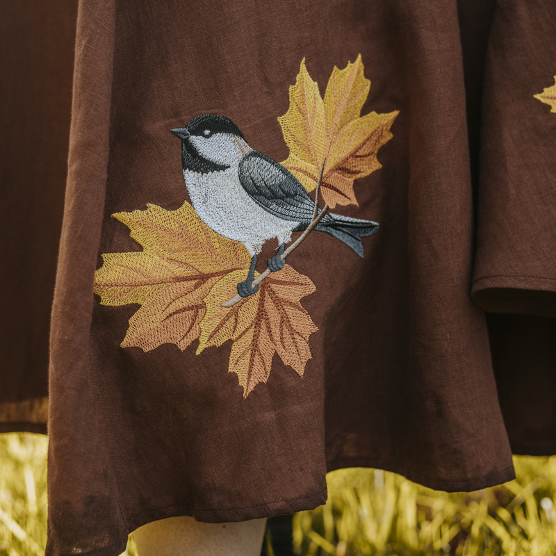 broderie mesange automne