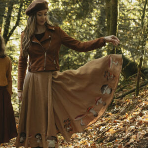 guirlande broderies champignons