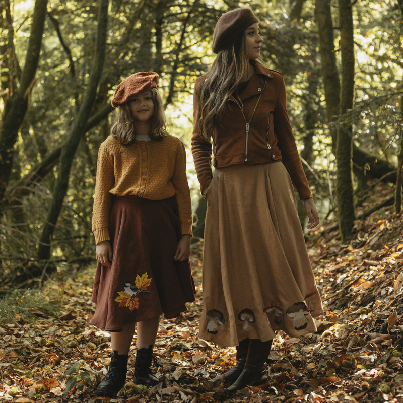 jupes champignons et mesange