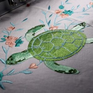 broderie tortue de mer