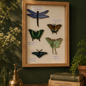 cadre entomologique papillons