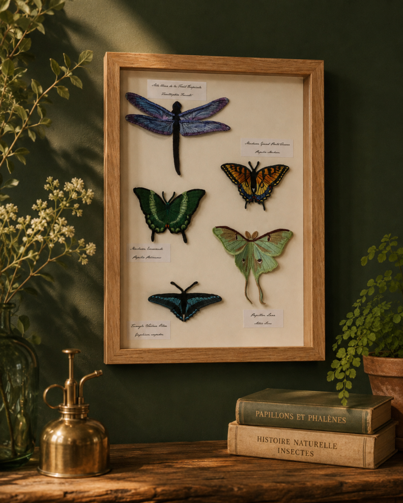 cadre entomologique papillons